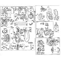 Briggs & Stratton 320420 TO 320428 (0010 - 0028) engine assembly diagram