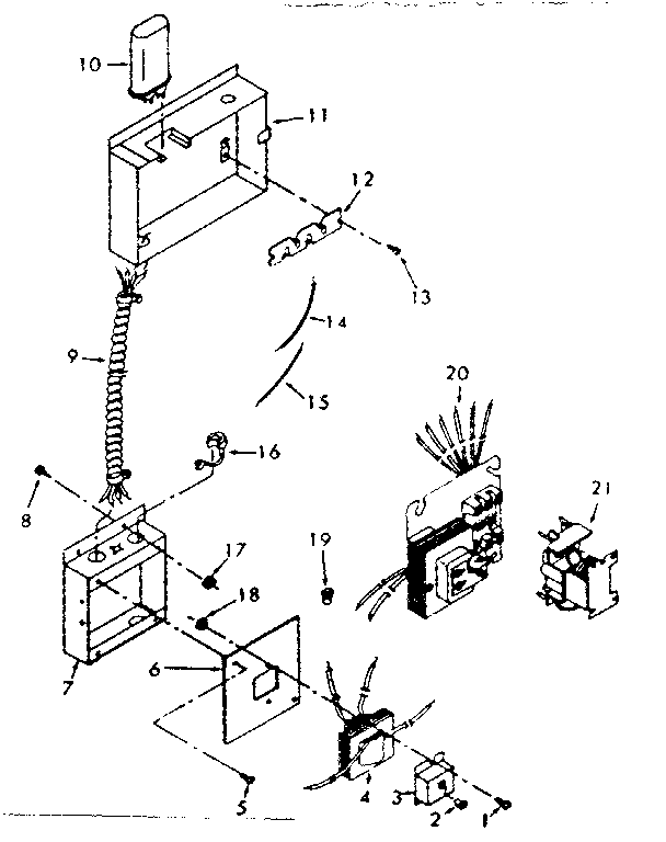 Whirlpool FXC43-135C-1 junction box diagram