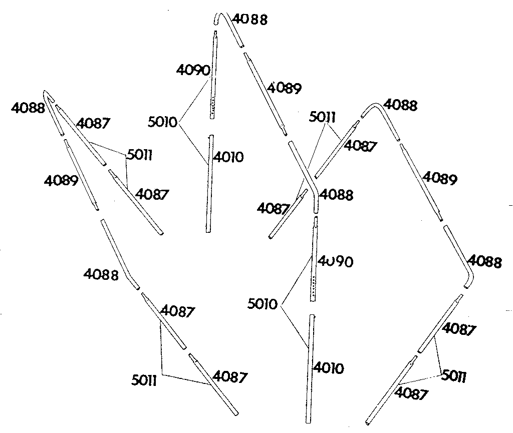 Sears 308780560 frame assembly diagram