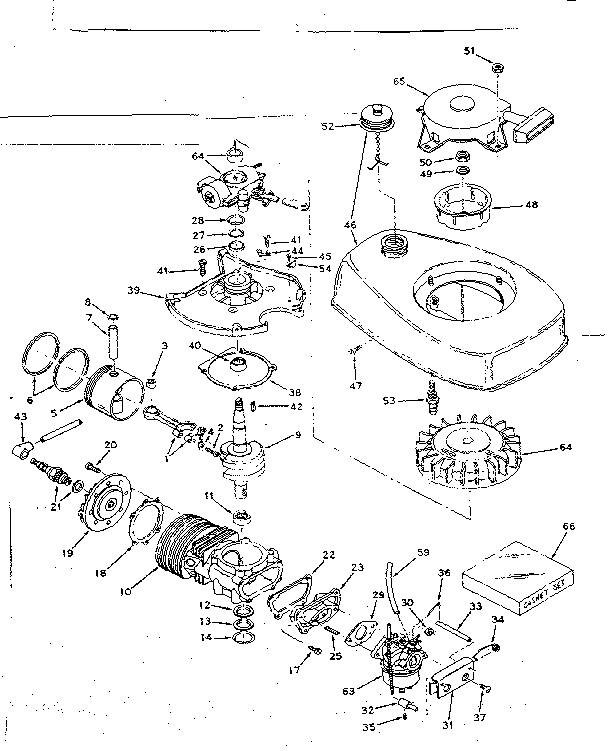 Craftsman 21758512 engine diagram