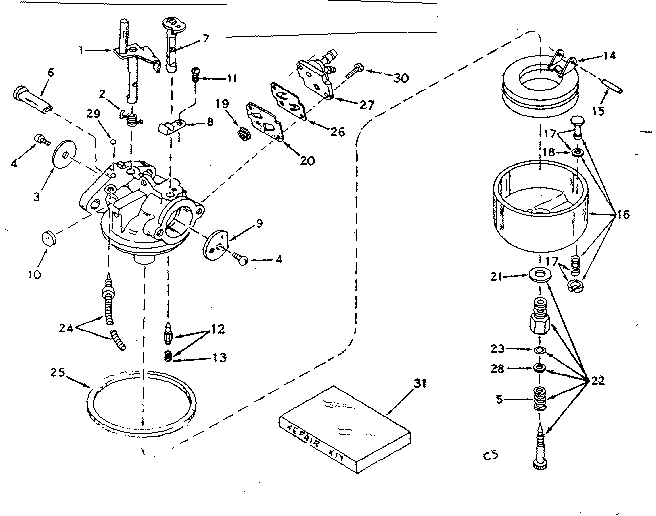 Craftsman 21758512 carburetor diagram