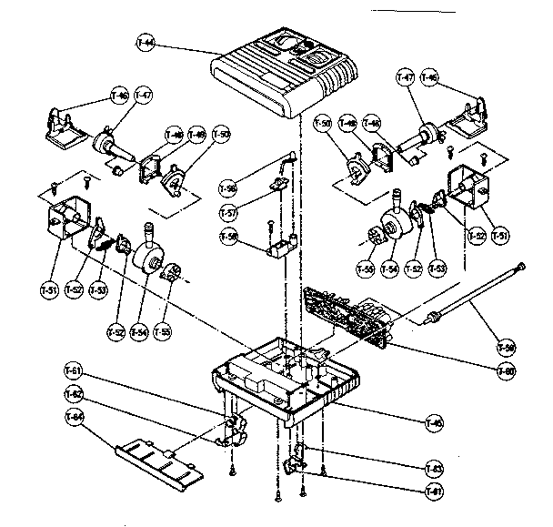 Sears 636543270 remote control diagram