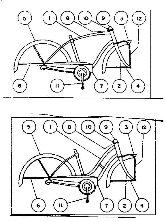 Sears 50265992 frame assembly diagram
