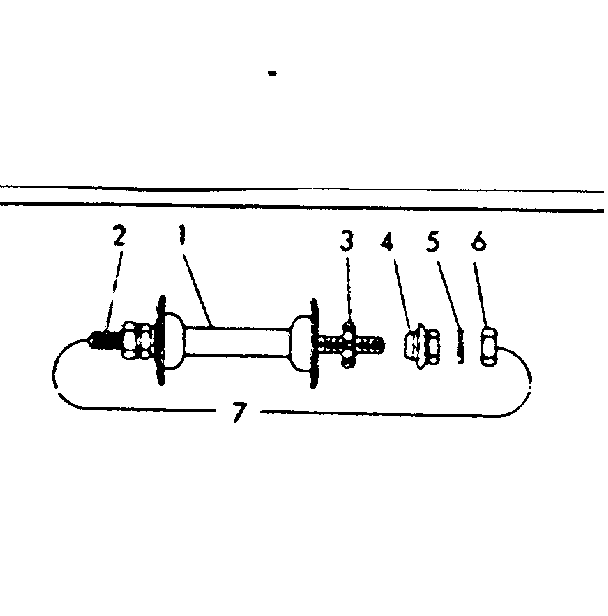 Sears 50265992 front hub parts diagram