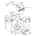 Kenmore 1106508700 machine sub-assembly diagram
