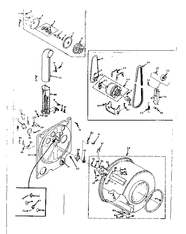 Kenmore 1106508935 bulkhead assembly diagram