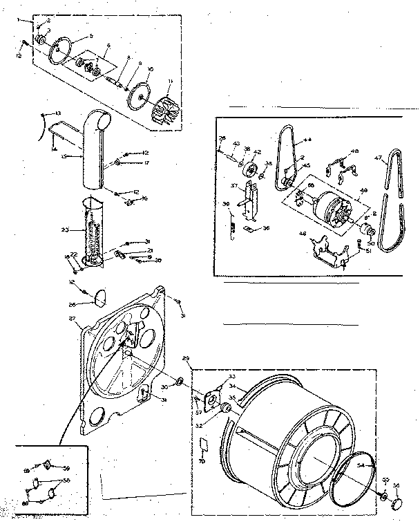 Kenmore 1106518400 bulkhead assembly diagram