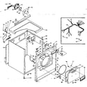 Kenmore 1106518402 machine sub-assembly diagram