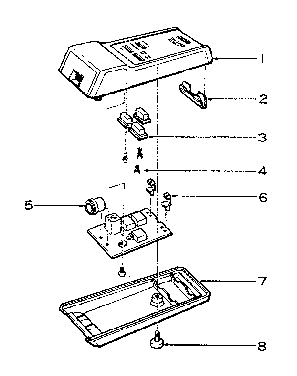 LXI 56442090800 cabinet-remote control transmitter diagram