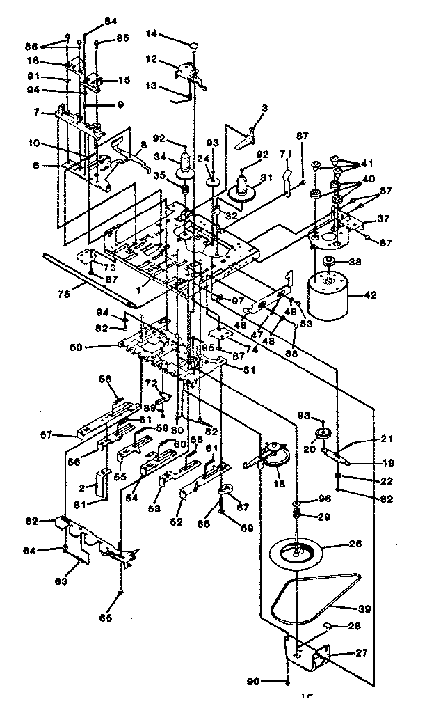 LXI 13291885350 cassette mechanism diagram