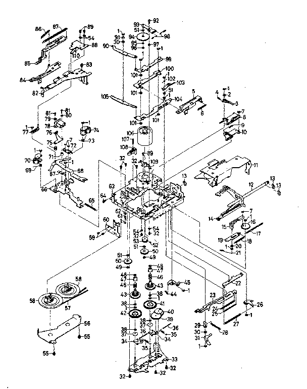 LXI 564507100 mechanism chassis diagram