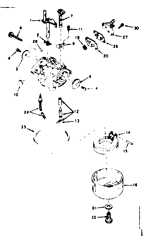 Craftsman 21758890 carburetor assembly diagram