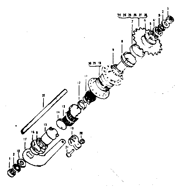 Sears 502455450 coaster brake diagram