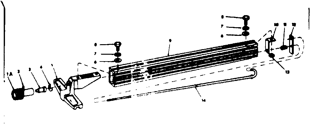Craftsman 11324140 rip fence assembly 62418 diagram