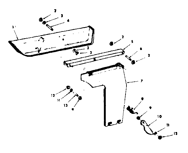 Craftsman 11324140 blade guard assembly diagram