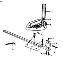 Craftsman 113299130 miter gauge assembly 62209 diagram