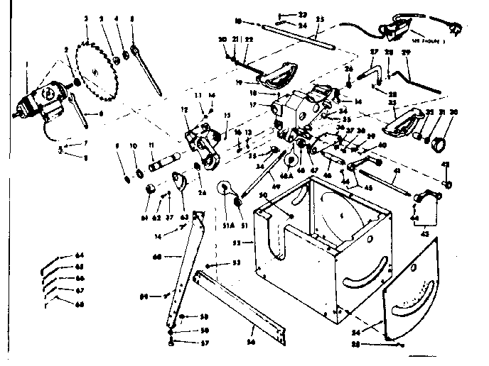 Craftsman 113299131 base assembly diagram