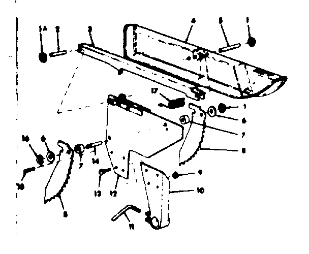 Craftsman 113299131 guard assembly diagram