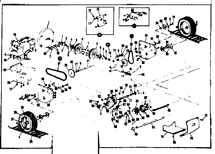 Craftsman 53690524 chassis assembly diagram