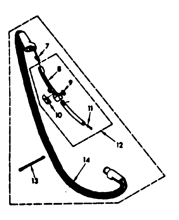 Kenmore 11622090 hose assembly diagram