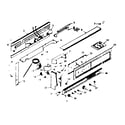 Kenmore 1037297360 backguard section diagram