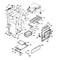 Kenmore 1037297360 body section diagram