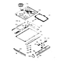 Kenmore 1037297311 main top section diagram