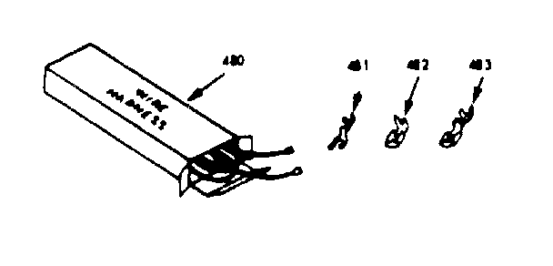 Kenmore 1037297321 wire harnesses and components diagram