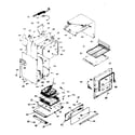 Kenmore 1037827362 lower body section diagram