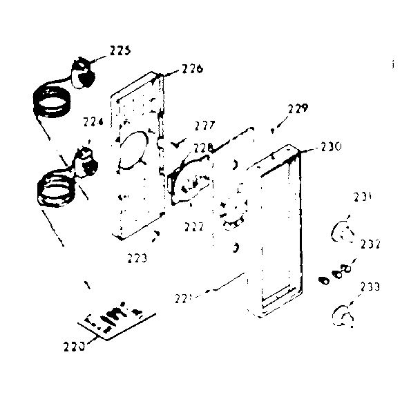 Kenmore 1037867310 control panel upper oven diagram