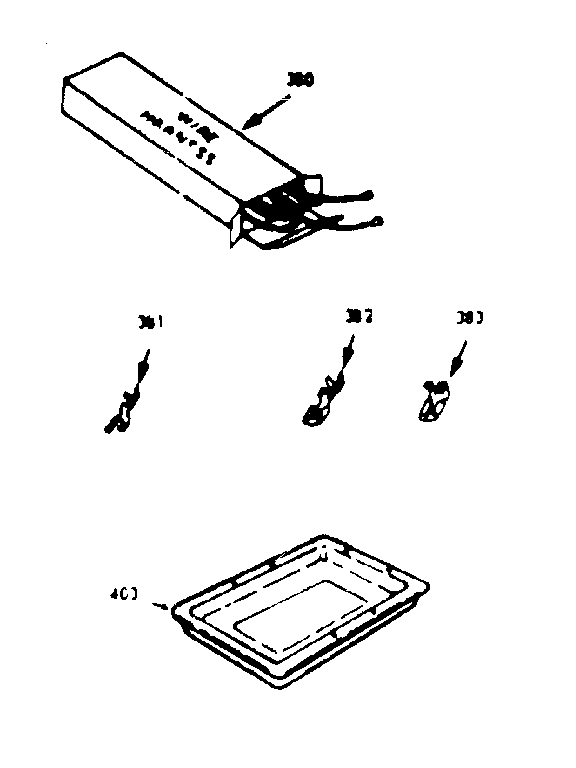 Kenmore 1037867341 wire harnesses & components & optional rotisserie pan kit diagram