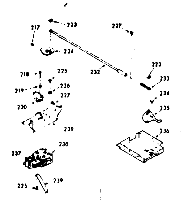 Kenmore 1039377322 power lock section diagram