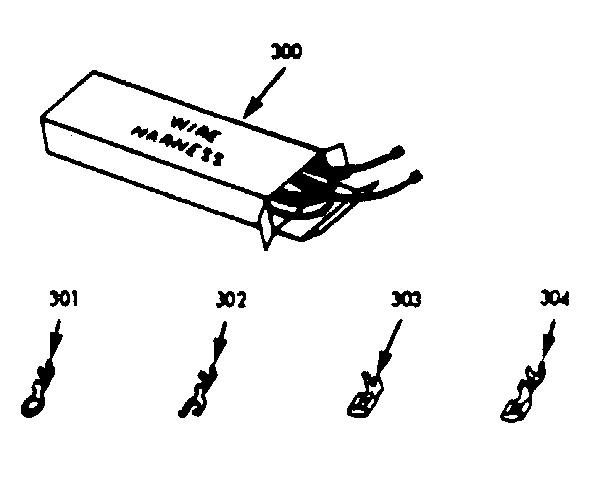 Kenmore 1039377322 wire harness & components diagram