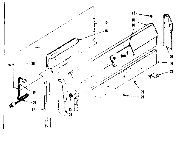 Kenmore 1197217341 backguard diagram