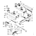 Kenmore 1197217320 oven and top burner diagram