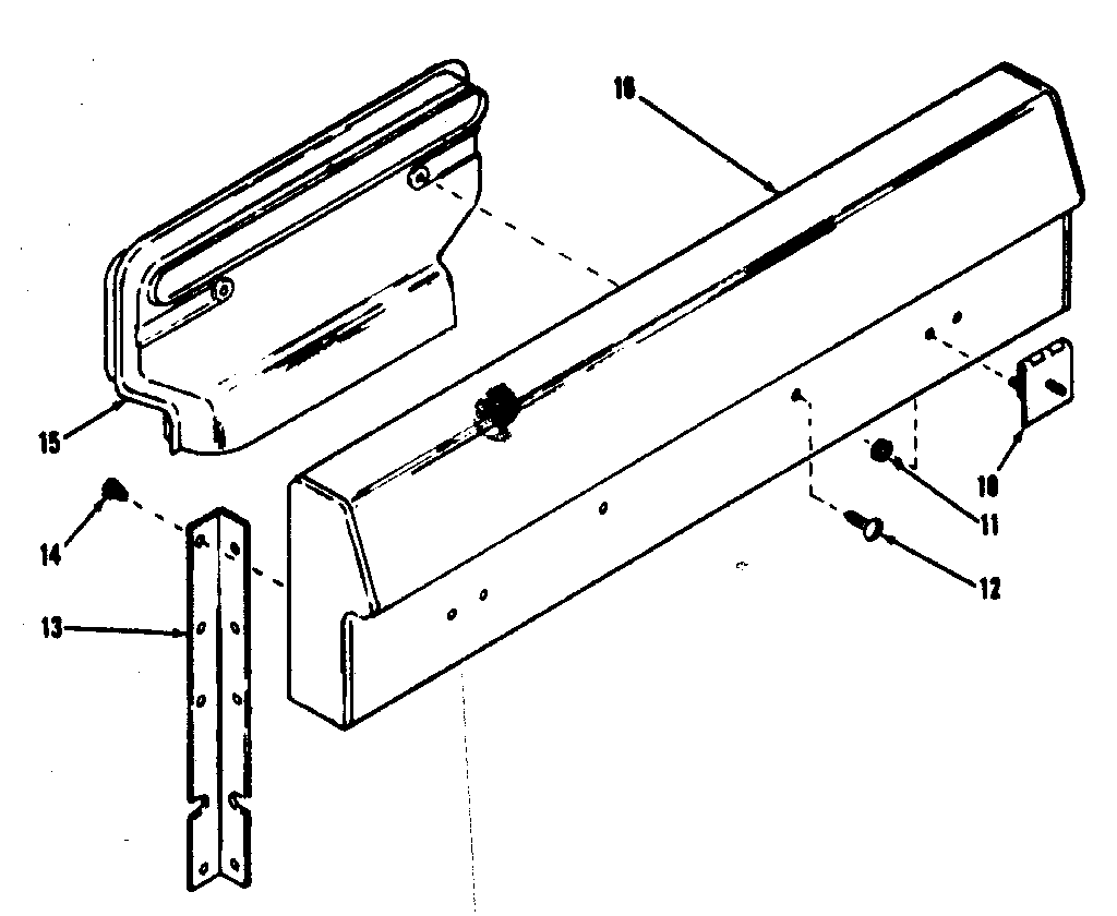 Kenmore 1197407310 backguard diagram