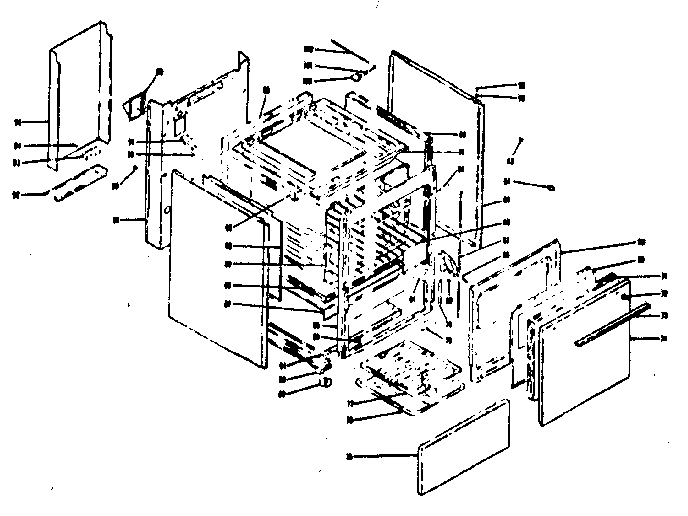 Kenmore 1199017311 body section diagram