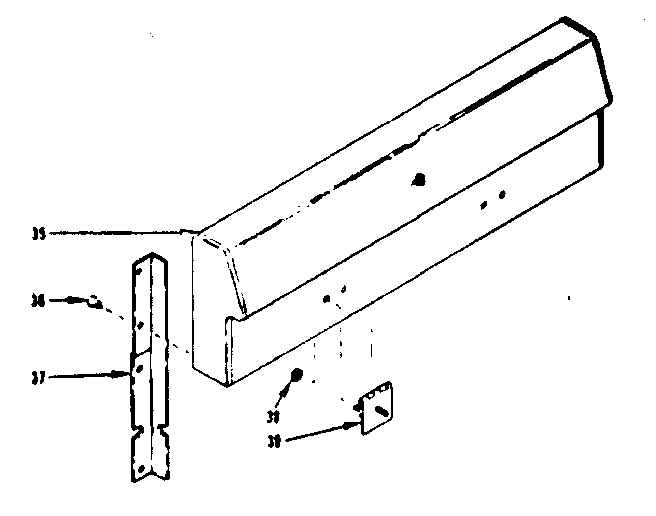 Kenmore 1199027361 backguard section diagram