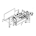 Kenmore 1199067460 backguard section diagram