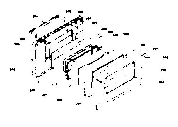 Kenmore 1554527301 oven door parts diagram