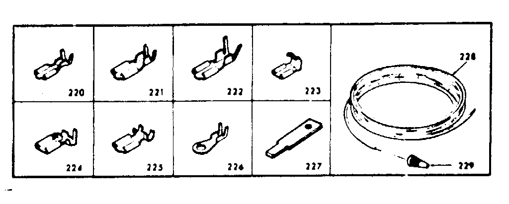 Kenmore 6286227313 wiring and wiring terminals diagram