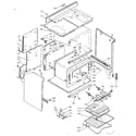 Kenmore 6286297361 body assembly diagram