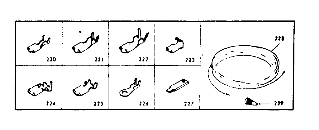 Kenmore 6286307343 wiring and wiring terminals diagram