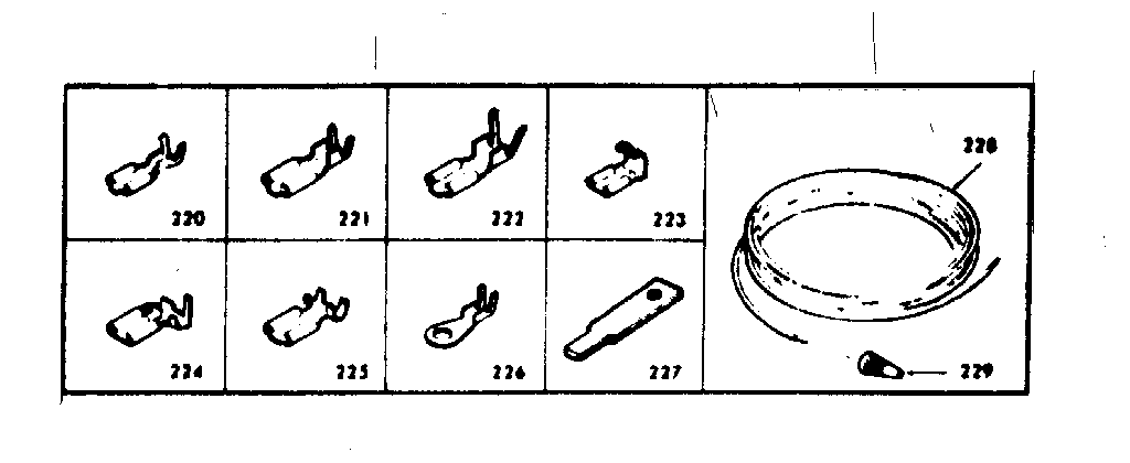 Kenmore 6286367343 wiring and wiring terminals diagram