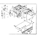 Kenmore 6286427321 door, latch mechanism and drawer diagram