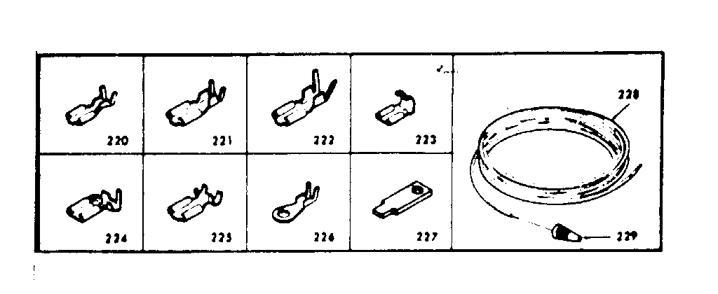 Kenmore 6289407343 wiring and wiring terminals diagram