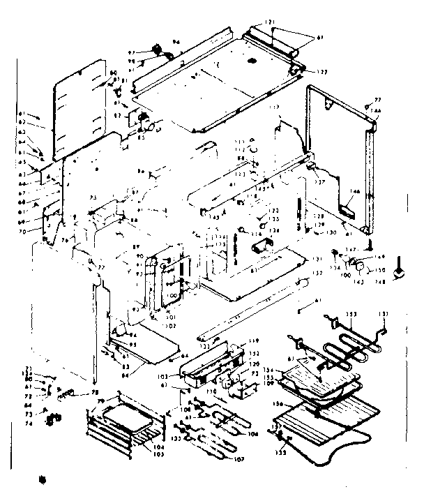Kenmore 6289497362 body assembly diagram