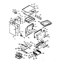 Kenmore 6476037360 body section diagram