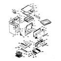 Kenmore 6476037361 body section diagram
