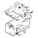 Kenmore 6476157341 burner section diagram